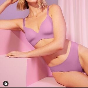 Knix Wing woman contour bra,wireless,amethyst💜purple,‎ 6+,34E/DDD/F,32F